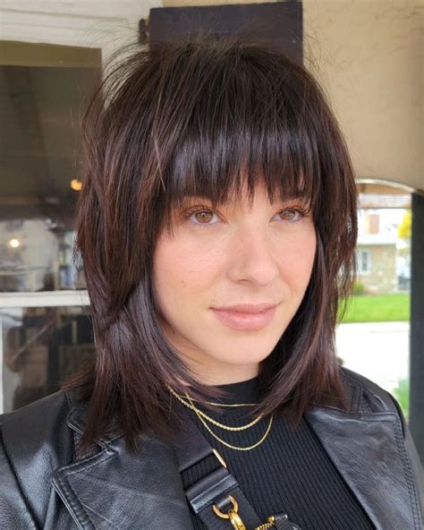 bangs with medium layered hair|brightest medium layered haircuts.